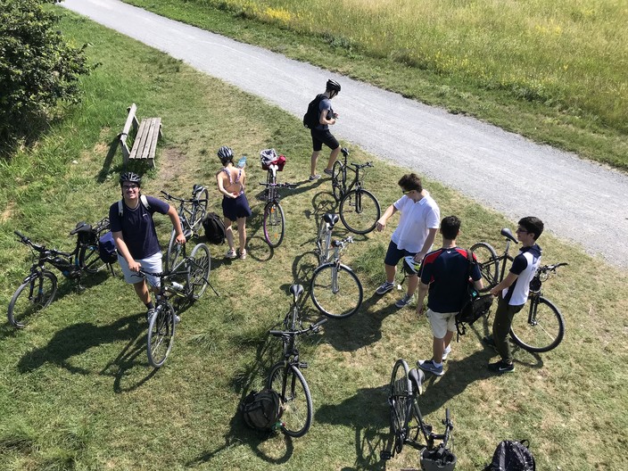 Radfahren mit 7b